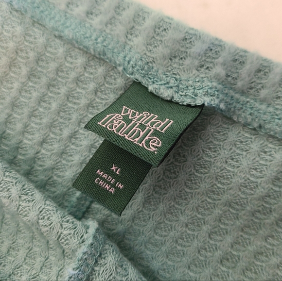 Thermal Knit Oversized Button Front Cardigan Sweater - Picture 9 of 13